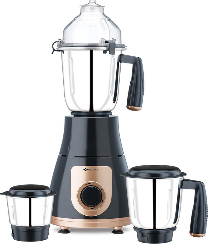 BAJAJ GX 750 W Mixer Grinder(3701 | 3 Jars | Black,copper)