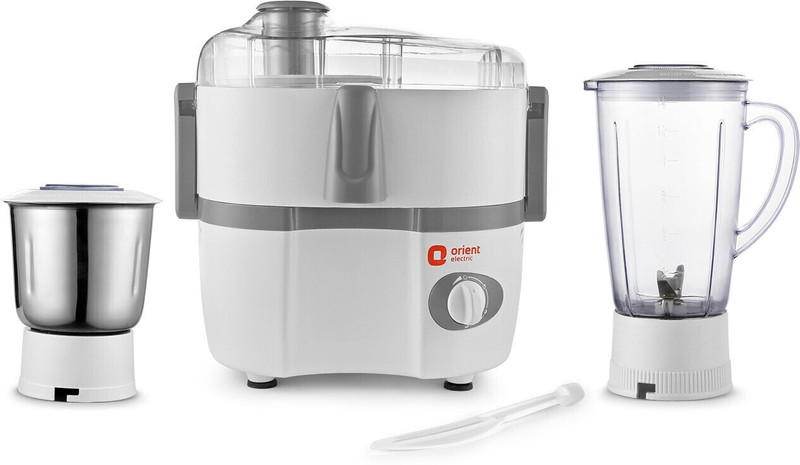 Orient Electric ASHA 450 W Juicer Mixer Grinder(JMS45G2 | 2 Jars | White)
