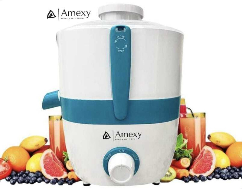 Amexy juicer 750 750 W Juicer(Juicer Compacq White/Green | 1 Jar | White/Green)