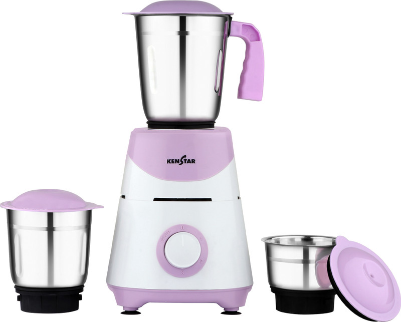 Kenstar NEXORA with 3 Multipurpose Jars | (1.2 L, 0.8 L, 0.4 L) 500 W Mixer Grinder(NEXORA with 3 Multipurpose Jars | (1.2 L, 0.8 L, 0.4 L) | 3 Jars | Pink, White)