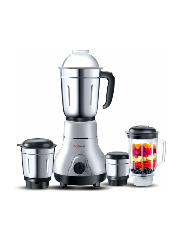 DIGISMART 4 JARS 750 W Mixer Grinder(KITCHEN MATE | 4 Jars | BLACK AND GRAY)