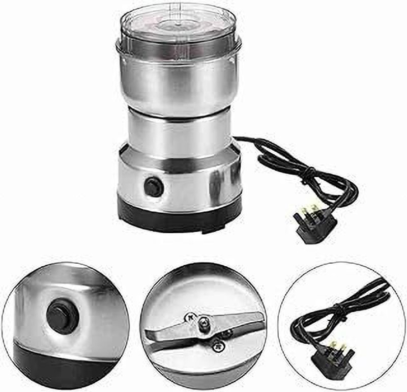 Nima Mini Mixer Grinder 150 W Mixer Grinder(NM-8300 | Stainless Steel)