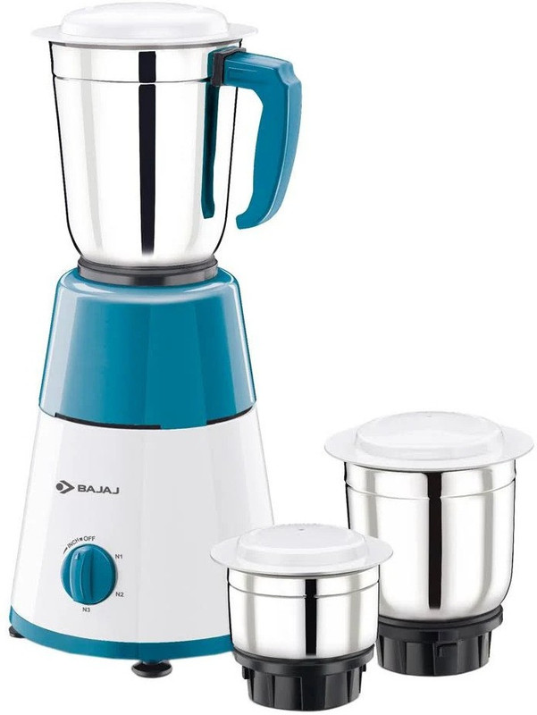 Compare BAJAJ GX 15 MIXER GX15 500 Mixer Grinder (3 Jars, Blue) Price