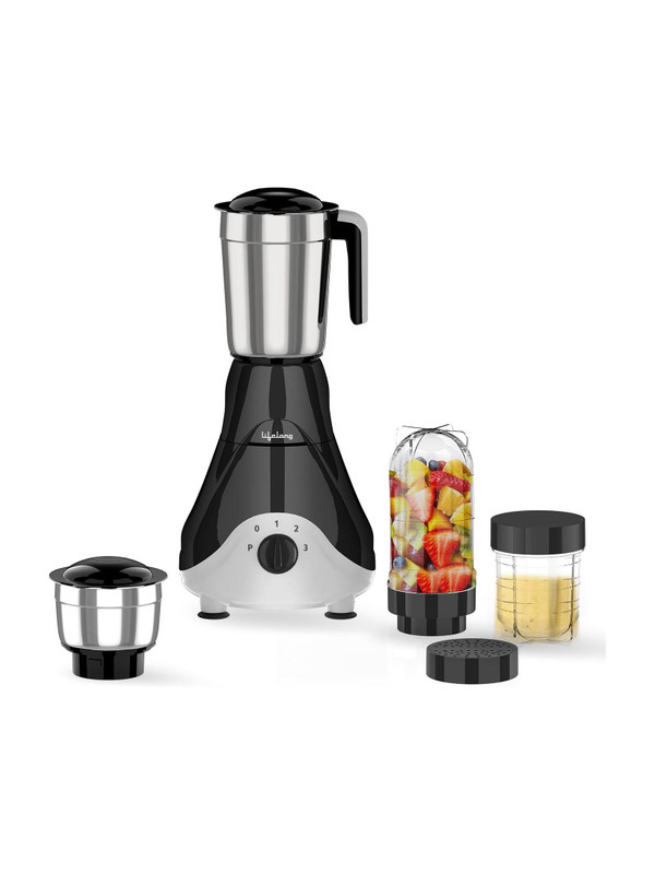 Lifelong LLMG39 500 W Mixer Grinder(LLMG39 | 4 Jars | Black)