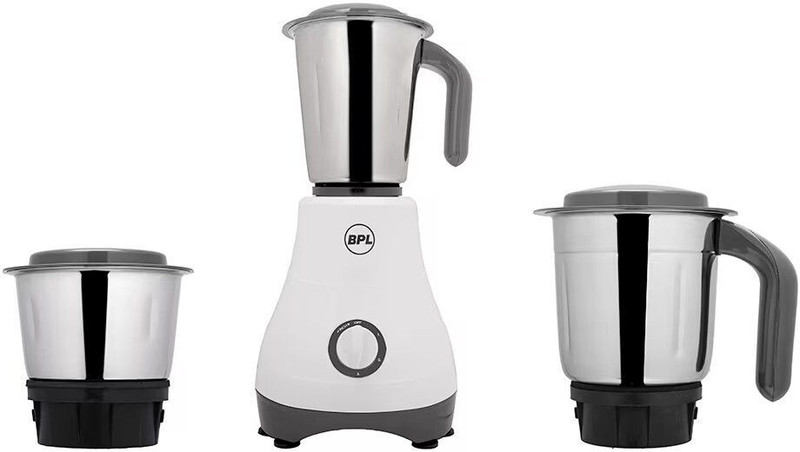 BPL MIX PULSE 500 W Mixer Grinder(MIX PULSE | 3 Jars | White)