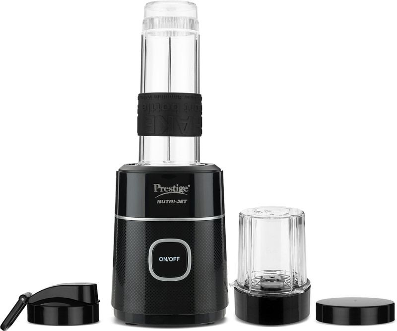Prestige Nutri-Jet 450 W Juicer Mixer Grinder(450W Motor | 2 Jars | Black)