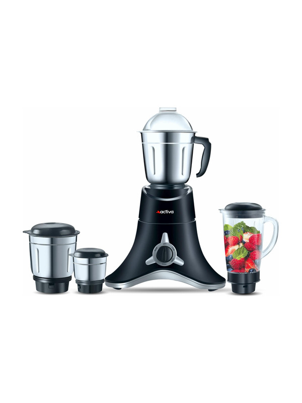 ACTIVA 4 JARS 900 W Juicer Mixer Grinder(SUPER CHEF | 4 Jars | Black)