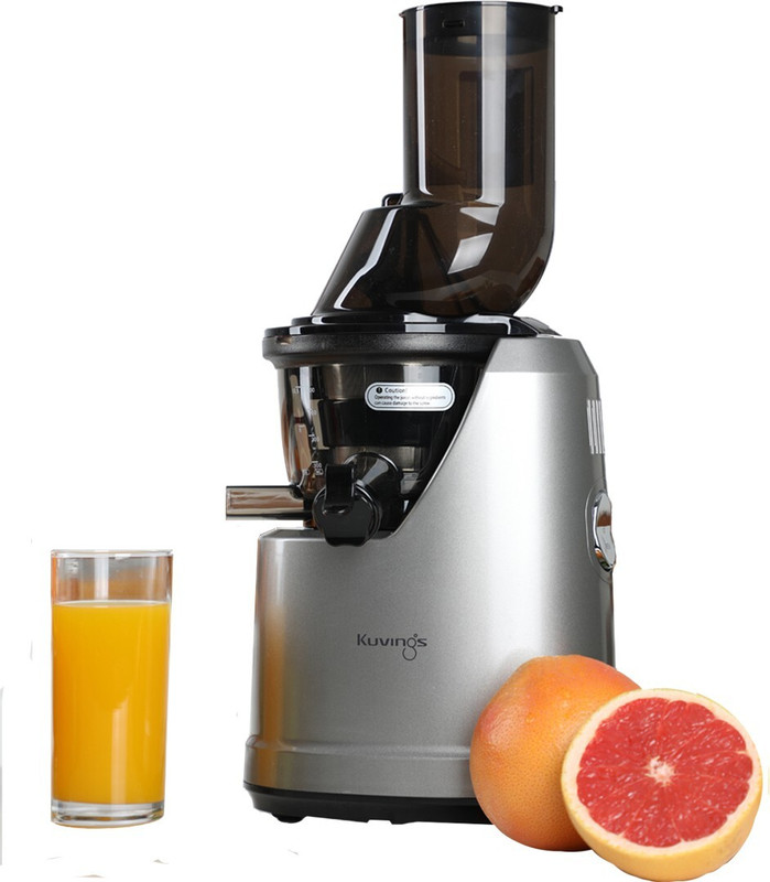 Kuvings with Patented JMCS Technology for 10% more Juice 240 W Juicer(B1700 Professional Cold Press Juicer | 2 Jars | with JMCS Technology for Max Yield | Dark Silver)