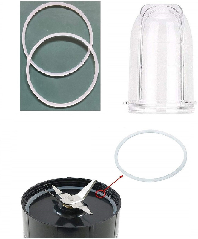 Milestouch 2Pcs Wonder Chef Gasket Mixer Jar Gasket