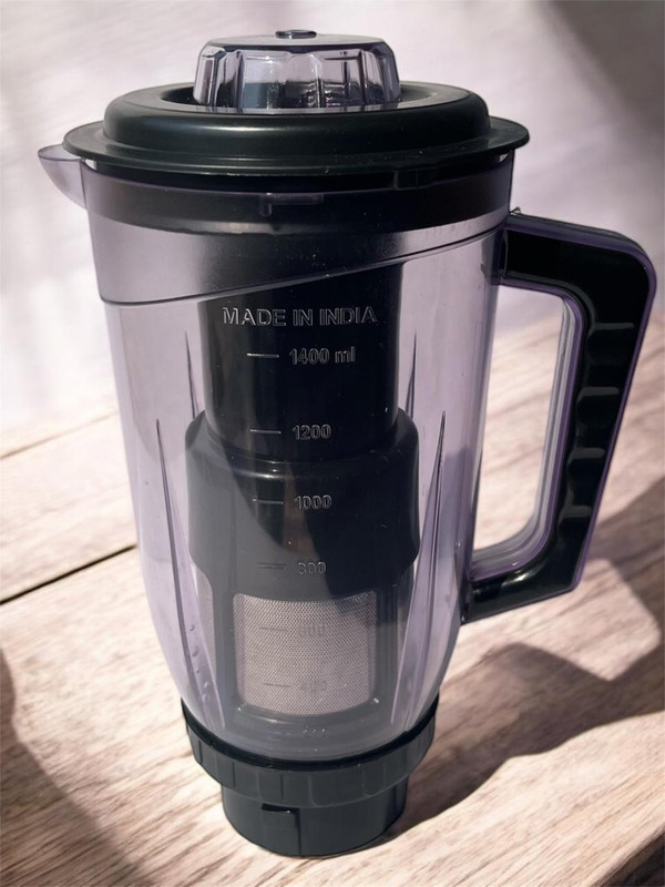 traco 1500 ml. FILTER JUICER JAR Fruit Juicer Jar with ABS Plastic Construction, Mixer Juicer Jar(1500 ml)