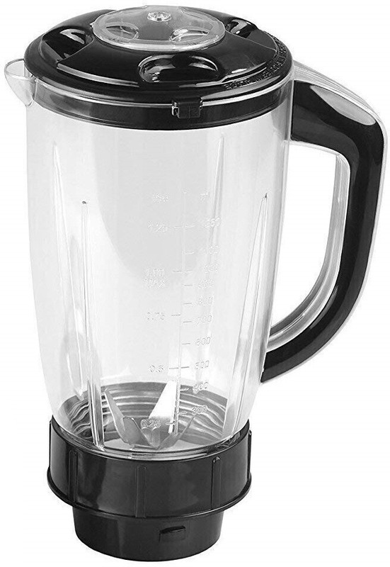 Muenterprises Mixer Juicer Jar only without fruit filter ABS Plastic, 1500 ML Black Mixer Juicer Jar(1.5 L)
