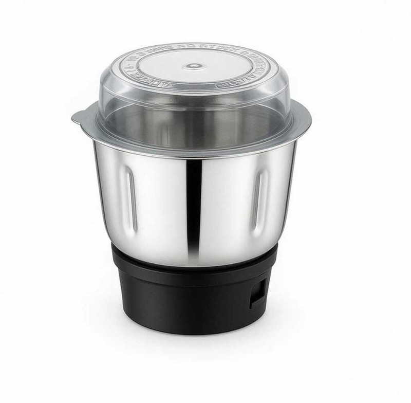 BRIGHTZONESTORE Mixer grinder Chutney jar 500ml 2 lock and 4 teeth coupler (500 ml) Mixer Juicer Jar(500 ml)
