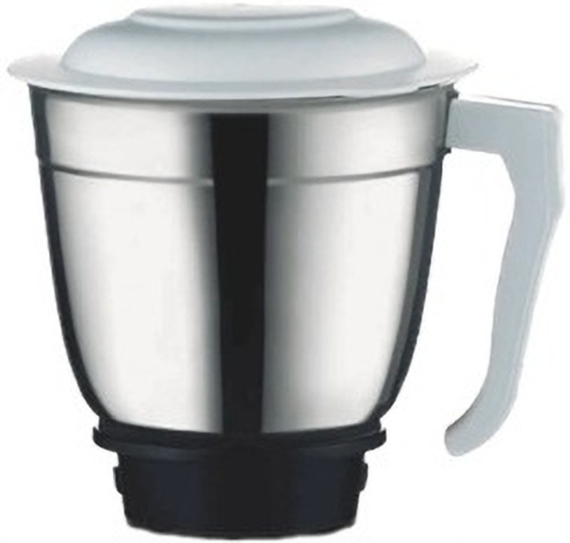 BAJAJ Dry Jar GX7 Mixer Grinder Original Spare Jar with Blade & Lid Stainless Steel Mixer Juicer Jar(1 L)