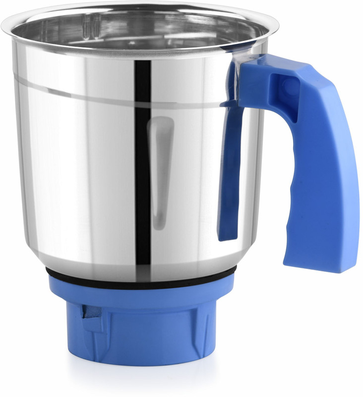 Saimix 90 Gm Steel Blue Metal Base Preethi 1Ltr. Dry Jar with Handle Mixer Juicer Jar(1 L)