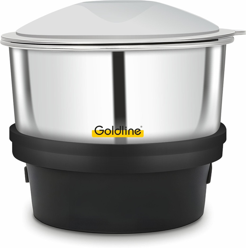 Goldline PRO SS Chutney Jar for Mixer Grinder – Compatible with 4-Teeth Coupler Mixer Juicer Jar(600 ml)