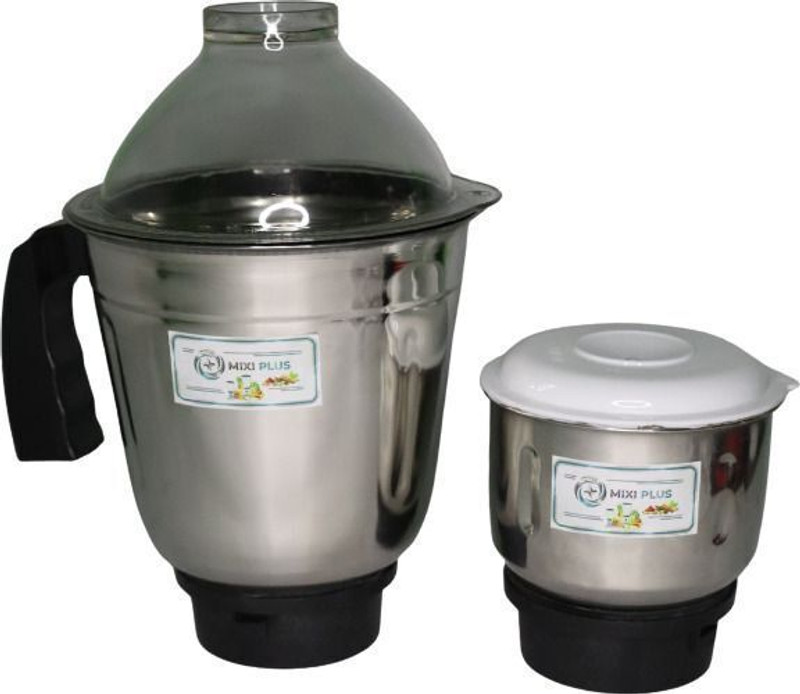 MIXI PLUS Big dome Jar 1500ml with chutney jar 500ml Mixer Juicer Jar(2000 ml)