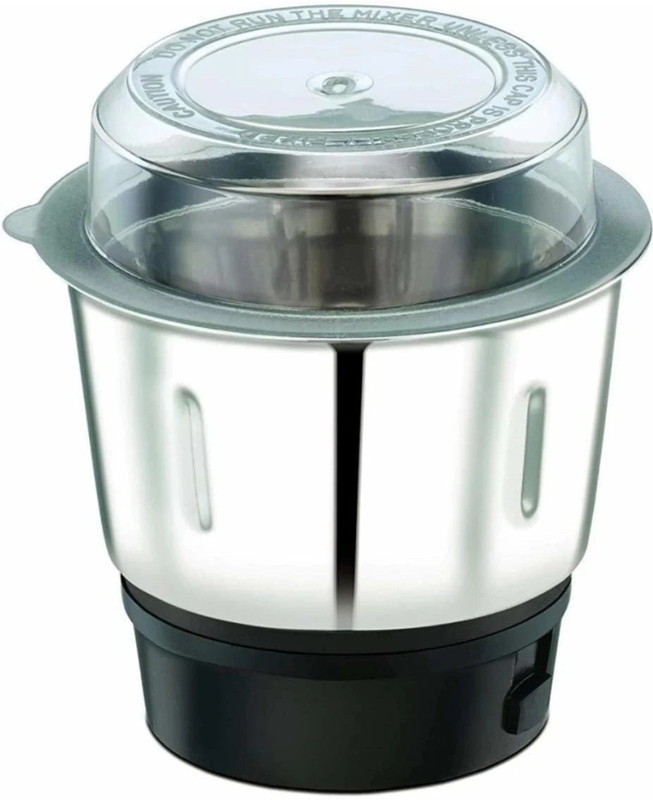 AJM Steel Mixer Grinder Chutney Dry jar with lid Mixer Juicer Jar(500 ml)