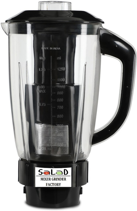Salad Juicer Jar with Lid for mixer grinder (1500ML), with Filter ABS Plastic, MGF4 Mixer Juicer Jar(1.5 L)