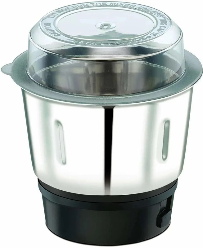 KEVRIZ Stainless Steel Mixer Grinder Jar Set(400 ml) Mixer Juicer Jar(400 ml)