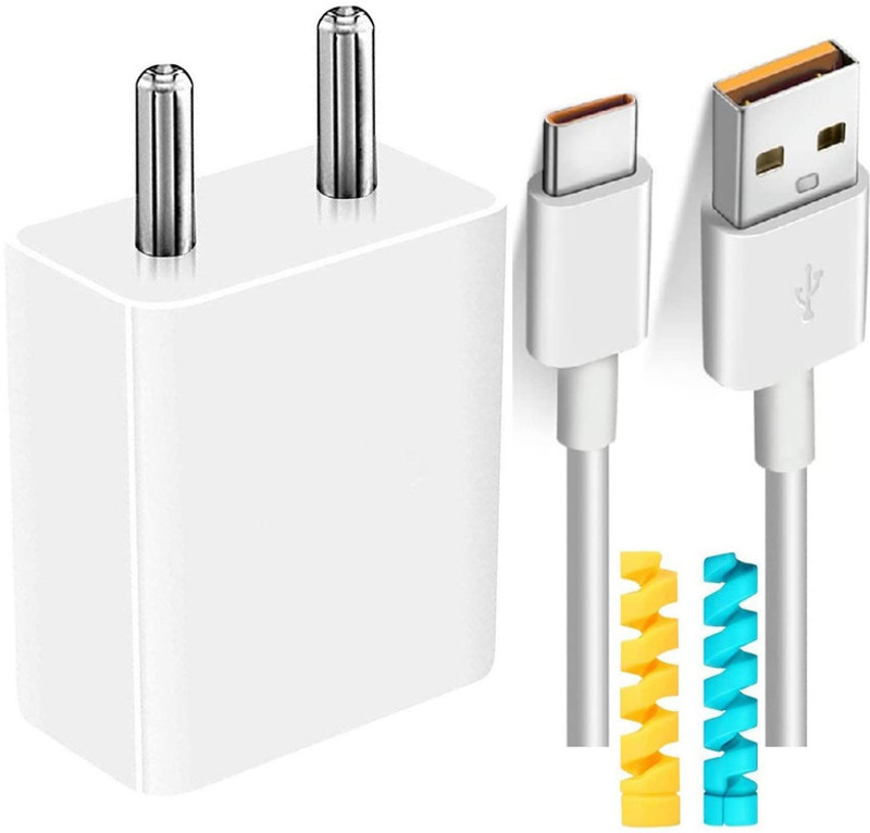 ShopsYes Wall Charger Accessory Combo for 60W Infinix Hot 20 Play, Hot 20, Note 12i / 12 i, Zero 20, Zero 5G 2023(White)