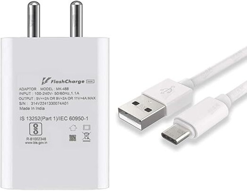 WEFIXALL Wall Charger Accessory Combo for SUPPORTS 44W FLASH CHARGING(White)