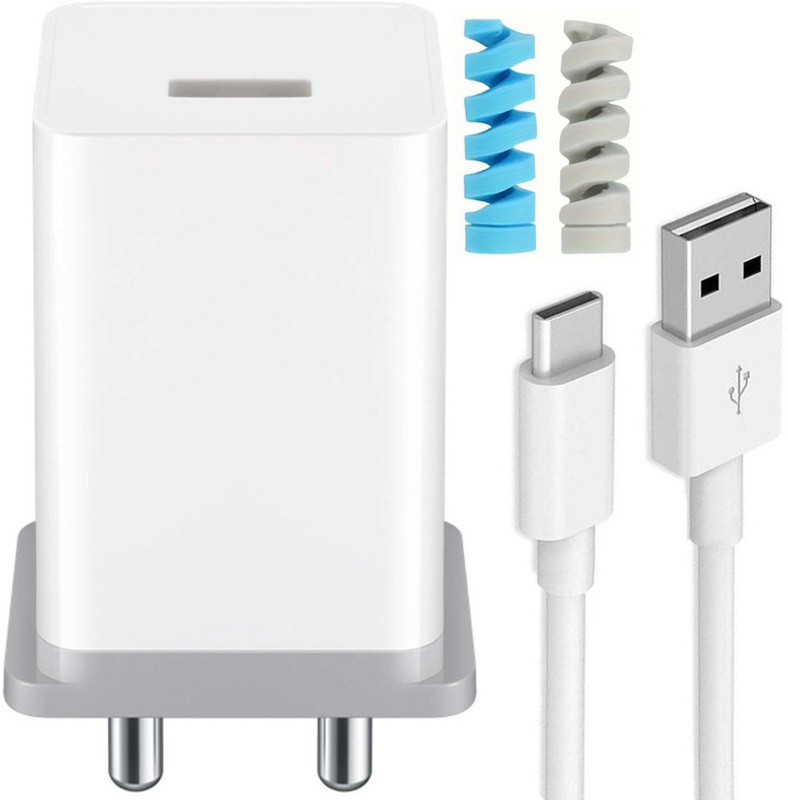 UrCart Wall Charger Accessory Combo for 65W Itel A05s, A50, A50C, A70, Color Pro 5G, P55, P55 5G, P55 Plus, P55T(White)