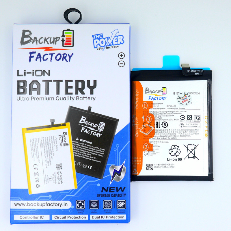 Backup Factory Mobile Battery For Xiaomi BN59