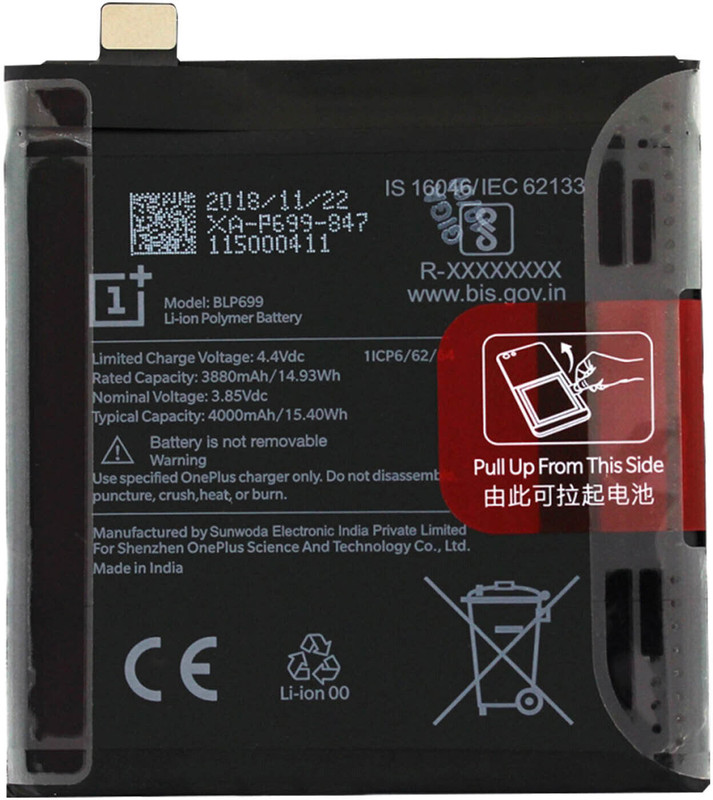 RB Telecom Mobile Battery For BLP699 OnePlus 7 Pro