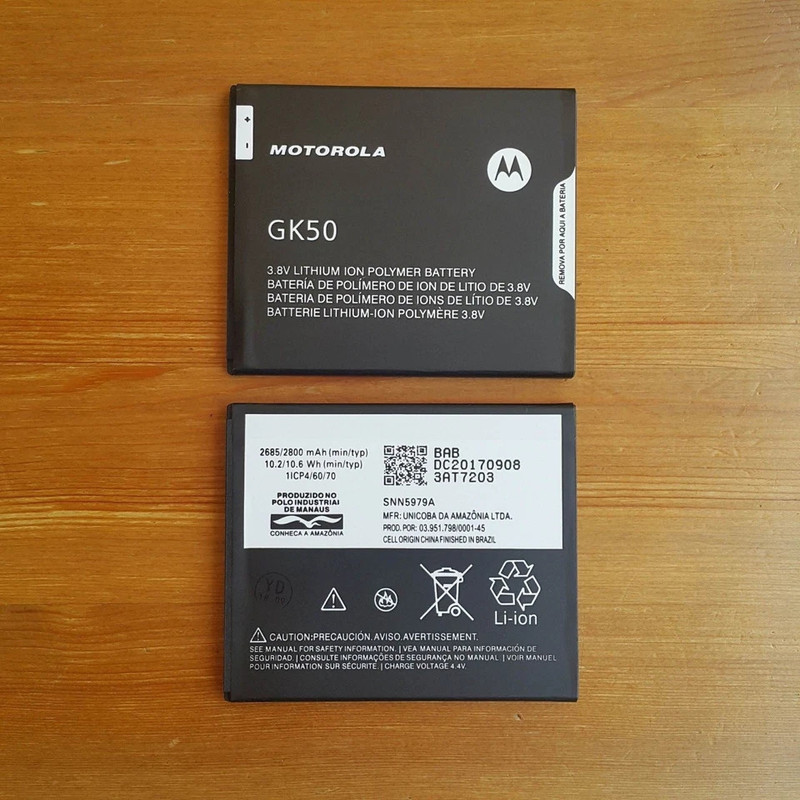 DVJ Mobile Battery For MOTOROLA/ MOTO OK OK TESTED MOTOROLA GK50 GENUINE Original Battery Moto E3 Power XT1706