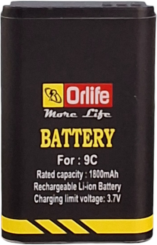 orlife Mobile Battery For Nokia BL-9C / BL10C 100% Original mAm (1 Year Replacement Warranty)