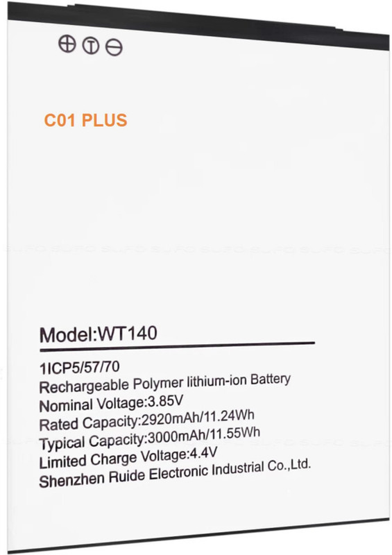 VEHUB Mobile Battery For Compatible Nokia C01 Plus (TA-1383, TA-1387, TA-1391)-3000mAh