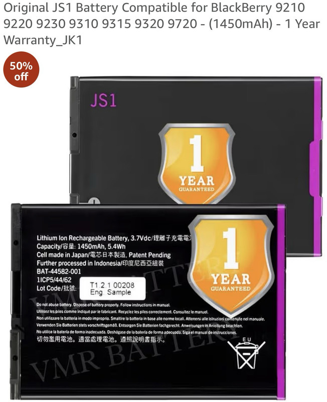 BlackBerry Mobile Battery For BlackBerry 9720.9220