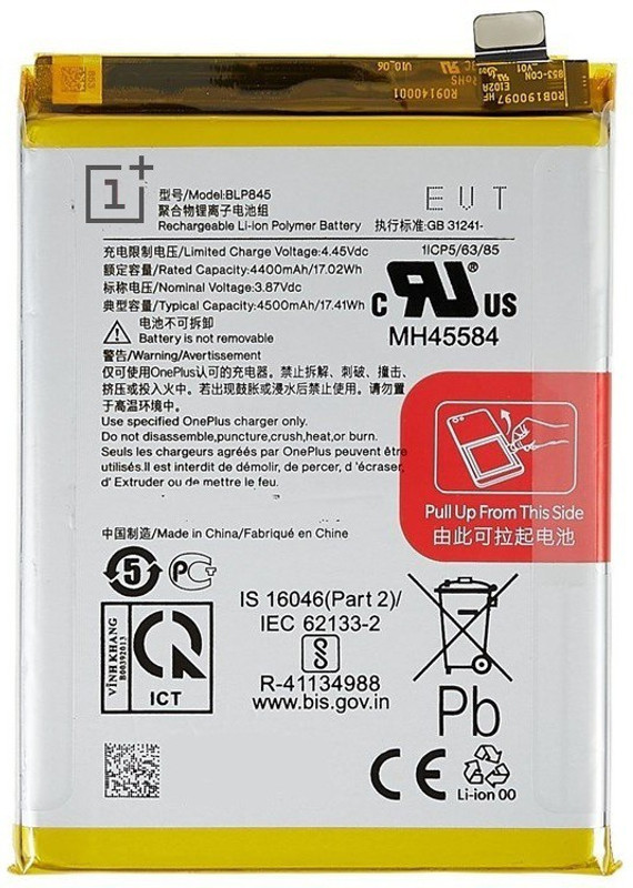 Facelift Mobile Battery For  Oneplus Nord CE 5G EB2101 EB2103 With 6 Months Warranty