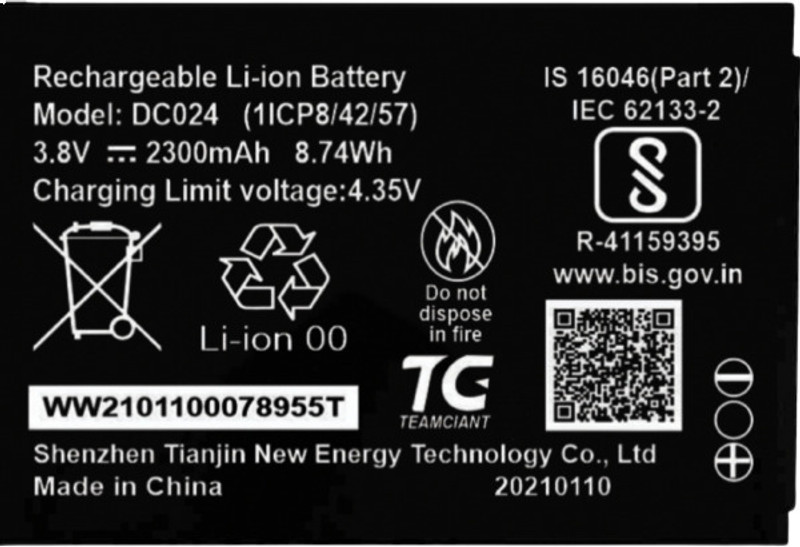 FEkart Mobile Battery For Compatible Airtel Xstream DigitalTV AMF-311WW Full Backup 2300mAh