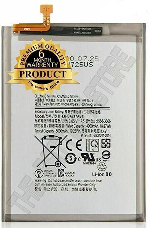 THE BATTERY STORE Mobile Battery For  Samsung Battery for GALXY A21S |A12|A02|A21S|A217|A15, Battery with 6 Month Warranty