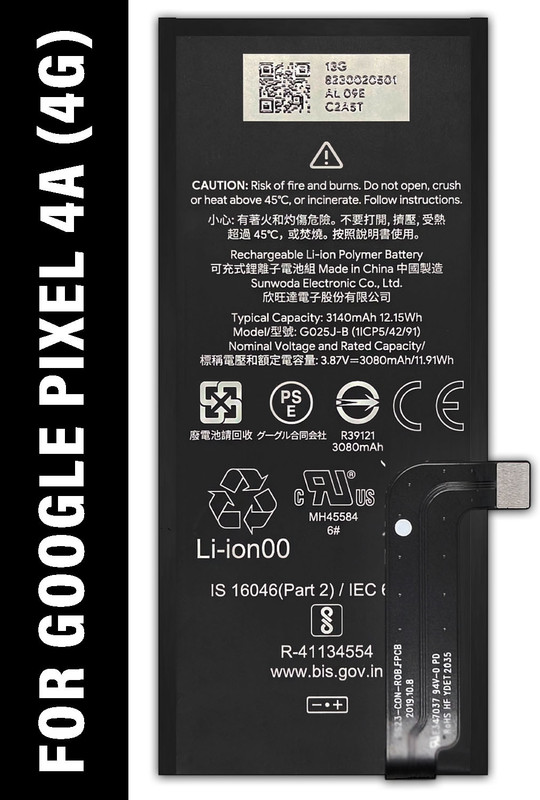 Safa Mobile Battery For  Google Pixel 6A - 4410mAh