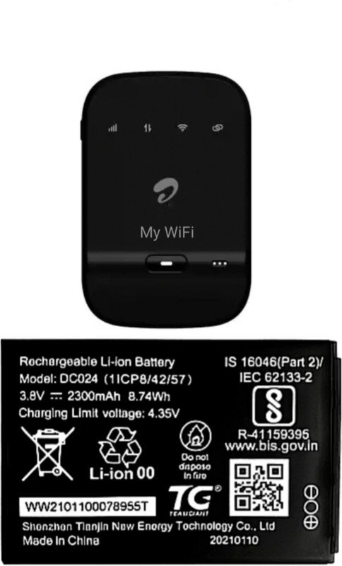 AEV Mobile Battery For  Airtel 4G Hotspot Xstream DigitalTV AMF-311WW 2300mAh