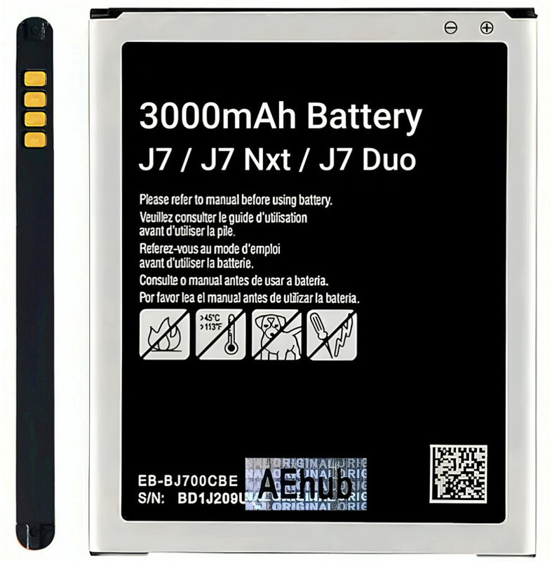 AEHUB Mobile Battery For  Samsung Galaxy J7 / J7 Nxt / J7 Duo / 3000mAh