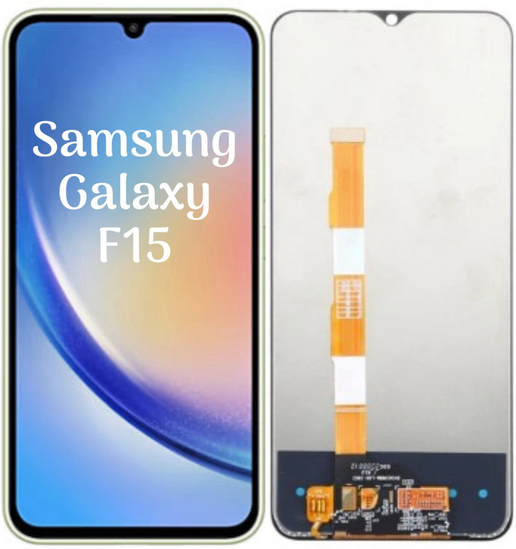 SR TELECOMS IPS LCD Mobile Display for Samsung Galaxy F15 (Without Fingerprint)(With Touch Screen Digitizer, Black)