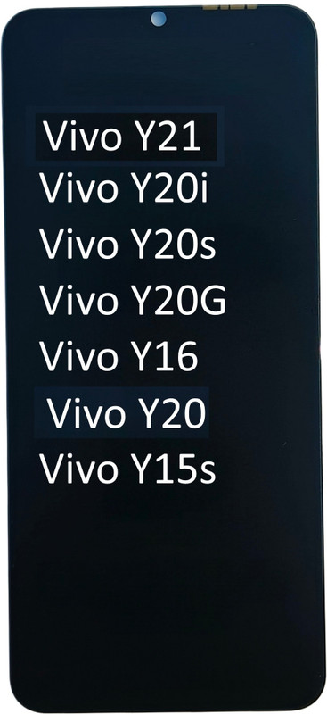 Reyazenterprise LCD Mobile Display for Y20i, Y20s, Y16, Y20, Y20G, Y21, Y15s Y20i, Y20s, Y16, Y20, Y20G, Y21, Y15s(With Touch Screen Digitizer)