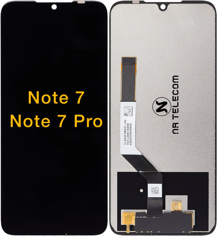 NRTELECOM IPS LCD Mobile Display for Mi & Redmi Note 7, Note 7s, Note 7 Pro, Diamond Quality 500+ Lightning, Black(With Touch Screen Digitizer, Black)