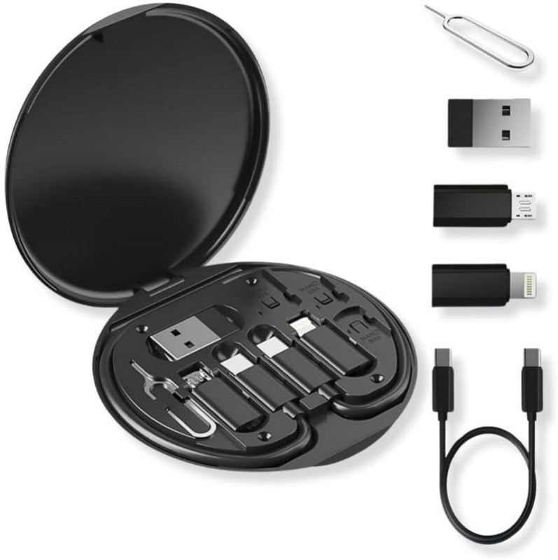 thriftkart Multi USB Adapter Set Converter Kit Charging Cable Card Storage Eject Pin Phone Charging Pad