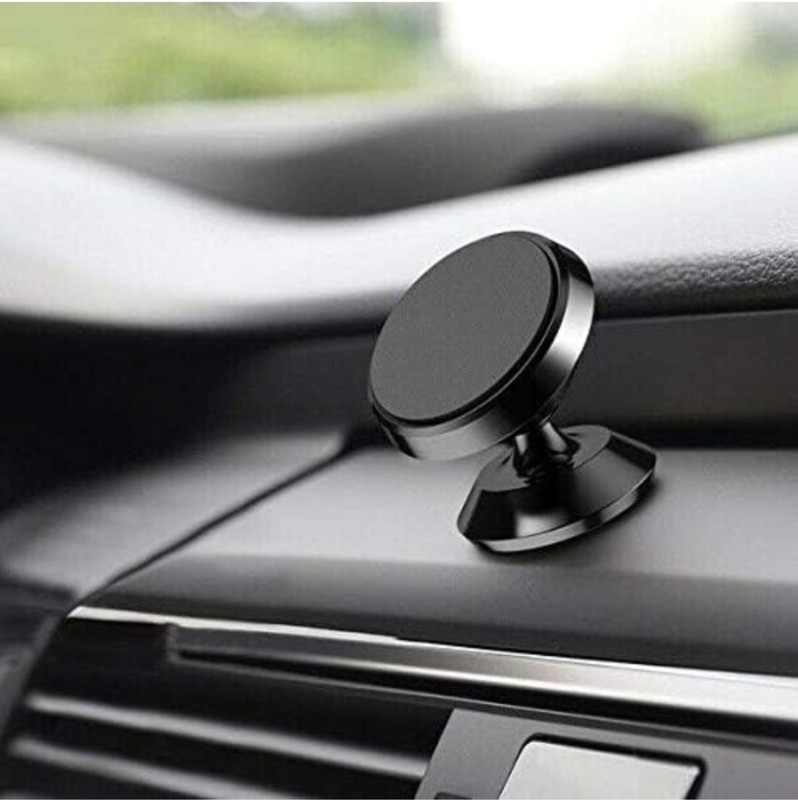 menaso Car Mobile Holder for Magnetic, Dashboard, Anti-slip (Black) Mobile Holder