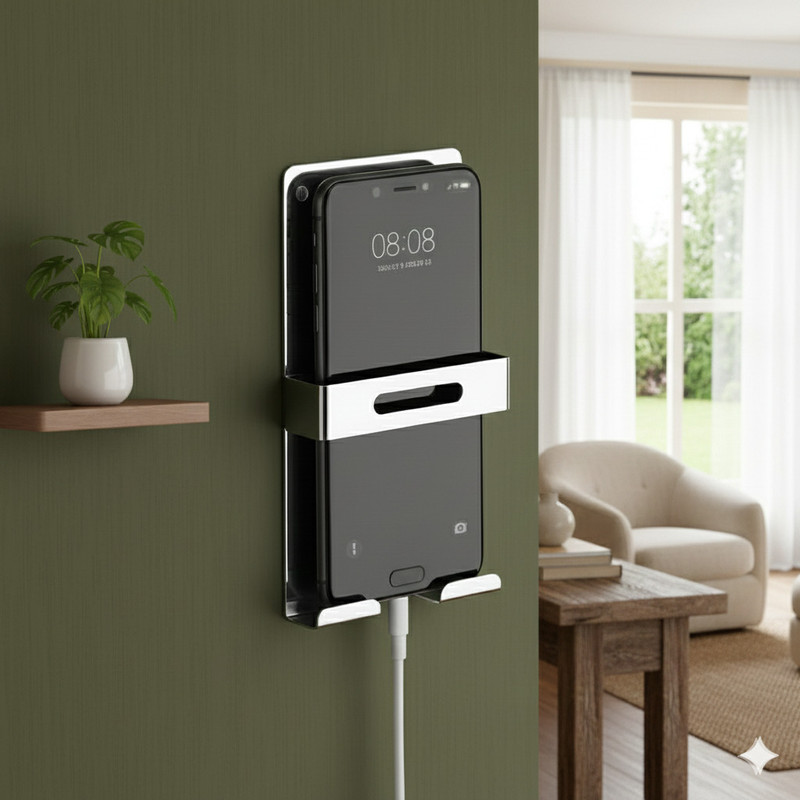 LBISTON Universal Wall Outlet Phone Dock & Charger Holder Mobile Holder