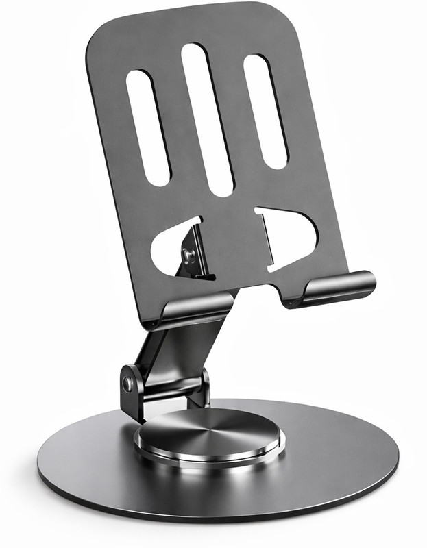ANSHAURA Portable Foldable Mobile Stand 360° Rotating Adjustable Desk Holder Mobile Holder