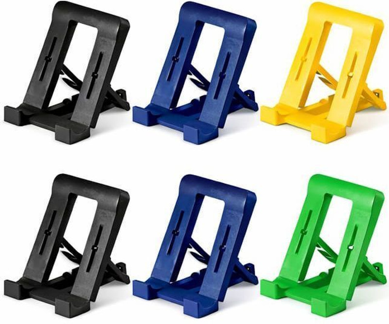 sainitraders 6 Pcs Multi Angle Foldable Mobile Phone Stands For Study, Office, Entertainment| Mobile Holder