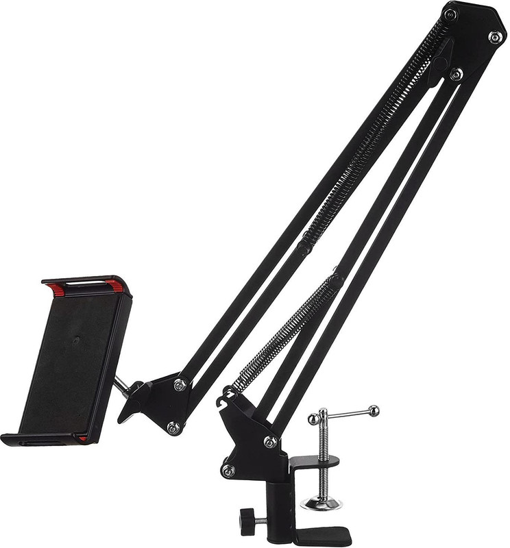 SKYCELL Lazy Arm Bracket Phone Stand Holder for Table and Bed Mobile Holder Metal Body Mobile Holder
