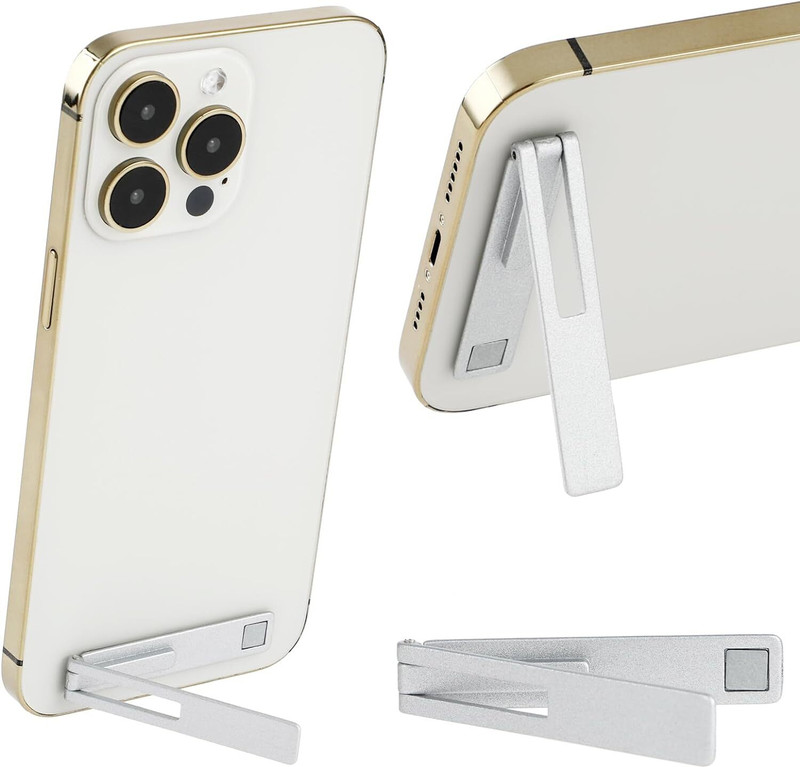 befunky Adjustable Angle Mini Alloy Kickstand Portable Foldable Horizontal/Vertical Mobile Holder