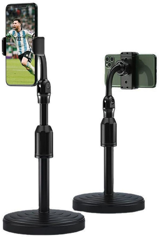 vnz Mobile Stand with 360* Degree Rotation & Height Adjustable for All Smartphones Mobile Holder
