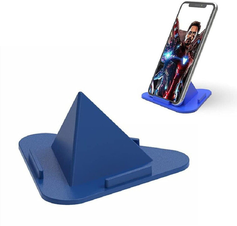 Velco Universal Portable Three-Sided Pyramid Shape Desktop/Table Mobile Stand|Pack-3| Mobile Holder